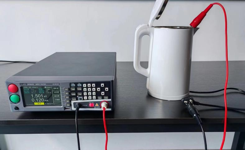 HY9310對(duì)家用電器產(chǎn)品的耐壓測(cè)試